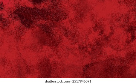 Textura de fundo abstrata vermelha escura até o ponto com pontos brilhantes de tinta. Pedras vermelhas para decoração e obras feitas à mão