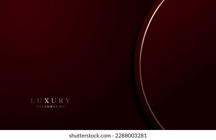 Diseño de textura oscura roja con elemento de marco redondo