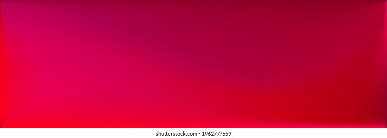 Red Dark Vibrant Smooth Surface Illustration. Vivid Blank Modern Design Backdrop. Blood Blank Neon Trendy Background. Red Bright Wavy Gradient Mesh. Color Rose Bright Wavy Gradient Mesh.