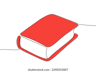 The Red Data Book. Endangered animals and plants. Endangered Species Day. One line drawing for different uses. Color vector illustration.