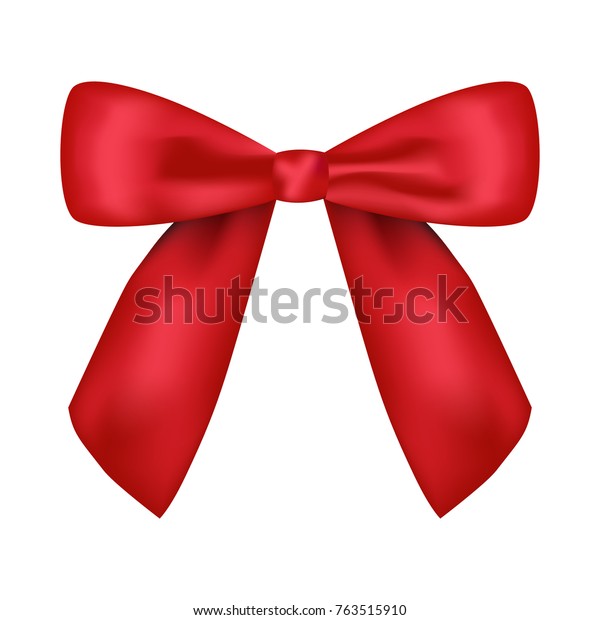 Red Decorative Bow Ribbon Illustration Stock Image Download Now