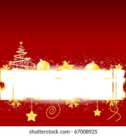 Red decorative Christmas background