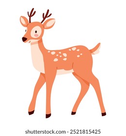 Red deer with antlers, wild forest animal.Wild animals, wild creatures, wildlife concept.