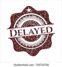Red Delayed rubber seal