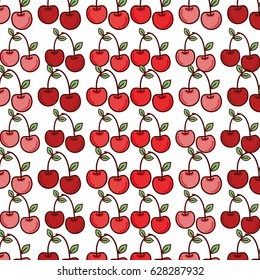red delicious cherry healthy fruit background