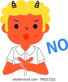 (Red Demon student) NO