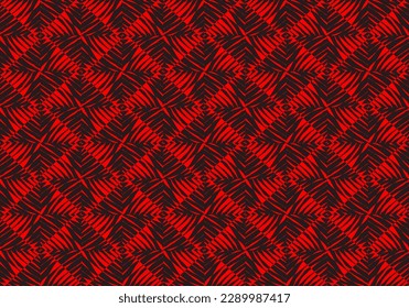 Red Design Art for Backgrounds. Seamless Pattern. Mosaic. Geometry. Vector Illustration Graphic Design.