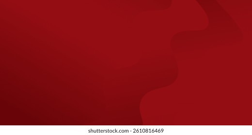 Red design background with dynamic shapes composition modern simple abstract