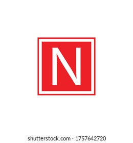 red design logo font n