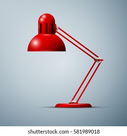 Red Desk Lamp