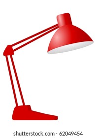 Red Desk Lamp