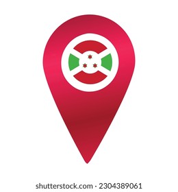 vector de anclaje de destino rojo