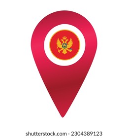 vector de anclaje de destino rojo