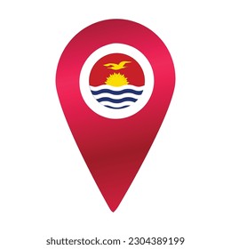 vector de anclaje de destino rojo