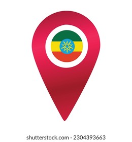 vector de anclaje de destino rojo
