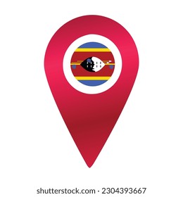 vector de anclaje de destino rojo