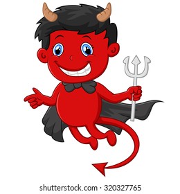 Red devil cartoon