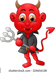 Red devil cartoon