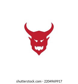Red Devil Icon And Symbol Vector Illustration