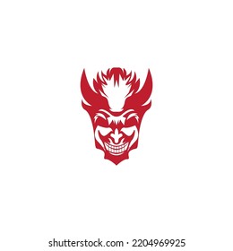 Red Devil Icon And Symbol Vector Illustration