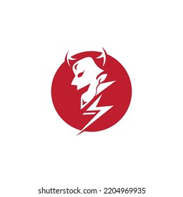 Red Devil Icon And Symbol Vector Illustration