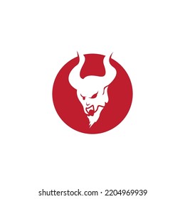 Red Devil Icon And Symbol Vector Illustration