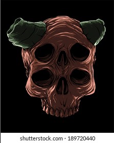 Red Devil Skull