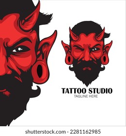 red devil studio tattoo ready eps 10 