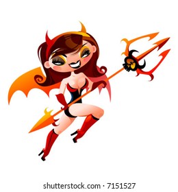 red devil-girl