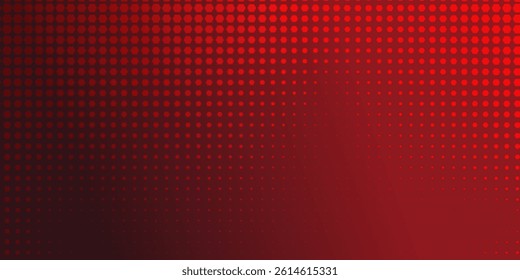 red diagonal geometric abstract background. hexagonal halftone. Vector EPS 10