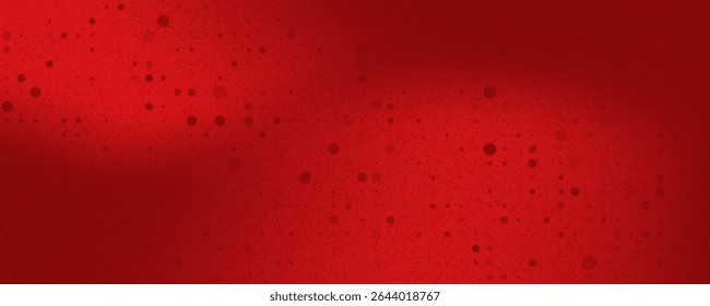 Red diagonal geometric grainy shapes with halftone. Modern fiber textured vector eps 10