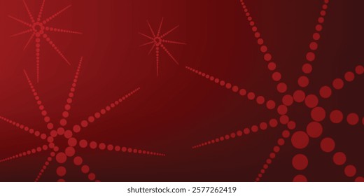 Red diagonal geometric shape with halftone. Modern fiber textured vector