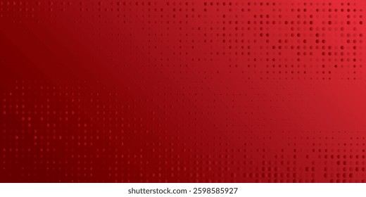 Red diagonal geometric shape with halftone. Modern fiber textured vector eps 10