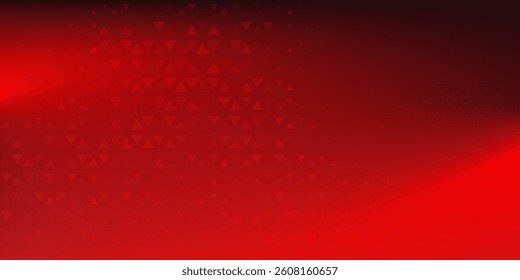 Red diagonal geometric shape with halftone. Modern fiber textured vector eps 10