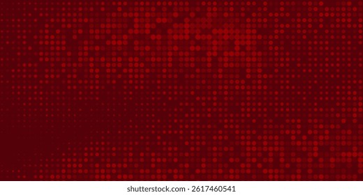 Red diagonal geometric shape with halftone. Modern fiber textured  arts nodern