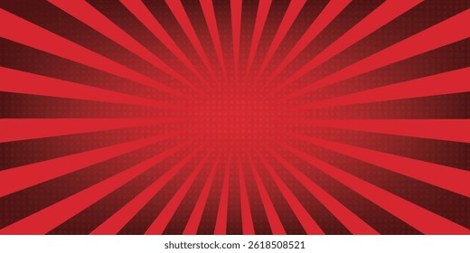 Forma geométrica diagonal roja con semitono. Vector moderno de fibra texturizada eps 10