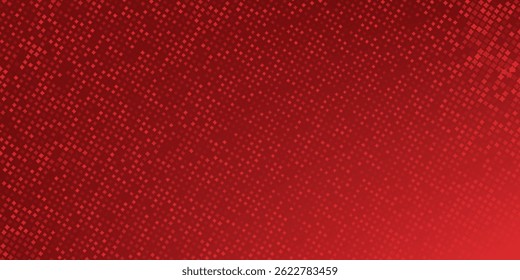 Forma geométrica diagonal roja con semitono. Vector moderno de fibra texturizada eps 10