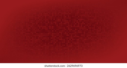 Red diagonal geometric shape with halftone. Modern fiber textured vector eps 10