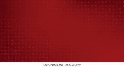 Red diagonal geometric shape with halftone. Modern fiber textured vector eps 10