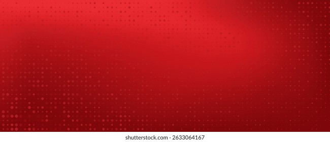 Red diagonal geometric shape with halftone. Modern fiber textured vector eps 10