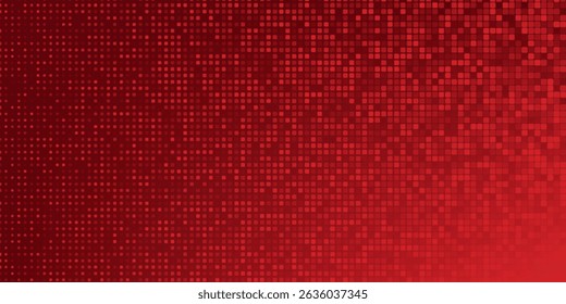 Red diagonal geometric shape with halftone. Modern fiber textured vector eps 10