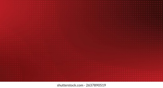 Red diagonal geometric shape with halftone. Modern fiber textured vector