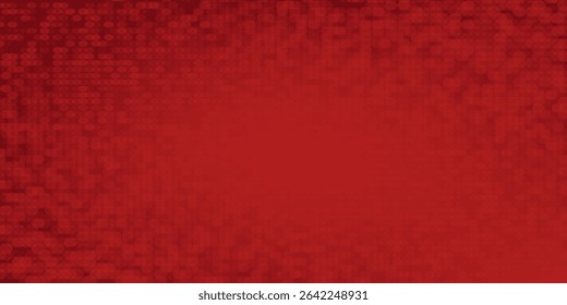 Red diagonal geometric shape with halftone eps10