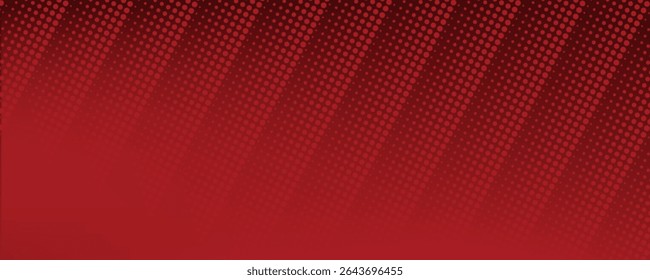 Forma geométrica diagonal vermelha com meio-tom. 