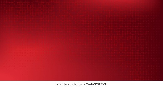 Red diagonal geometric shape with halftone. Modern fiber textured vector eps 10