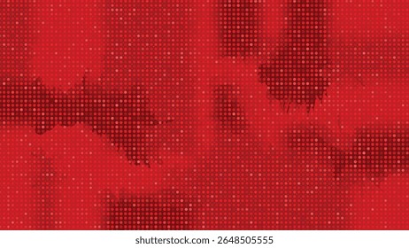 Forma geométrica diagonal roja con semitono. Vector moderno de fibra texturizada eps 10