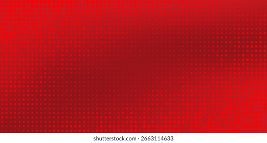 Red diagonal geometric shape with halftone. Modern fiber textured eps 10
