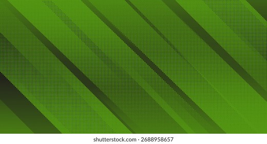 Red diagonal geometric shape with halftone. Modern fiber textured vector