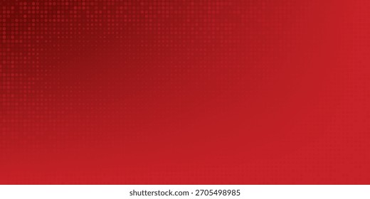 Rote diagonale geometrische Form mit Halbton. Moderne faserstrukturierte Vektorpunkte