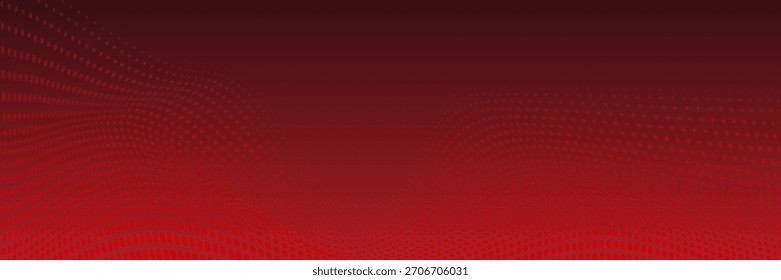 Red diagonal geometric shape with halftone. Modern fiber textured. vector